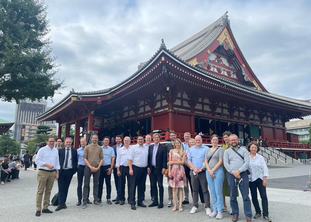 Essens Oberbürgermeister Thomas Kufen besuchte mit der Delegation aus Deutschland u.a. auch den Sensoji-Tempel in Asakusa, Tokyo